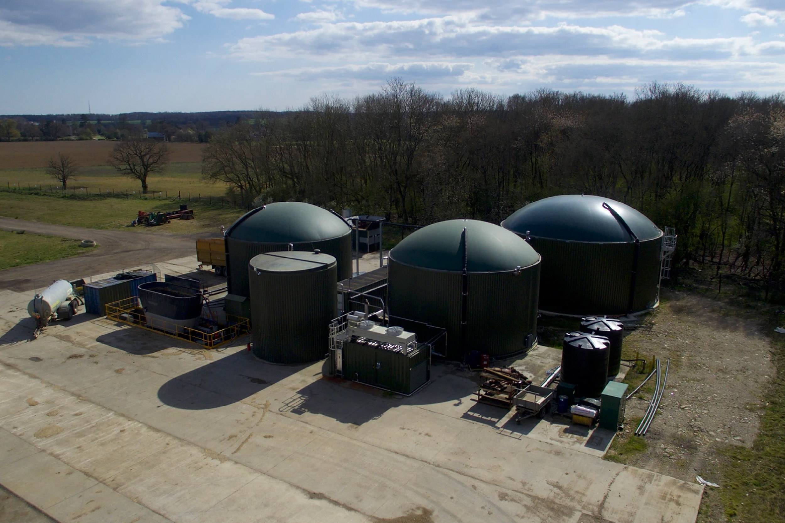 anaerobic digester at Flexi group